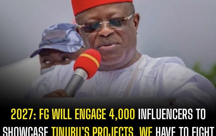 FG To Engage 4000 Influencers To Showcase Tinubu’s Projects – Umahi